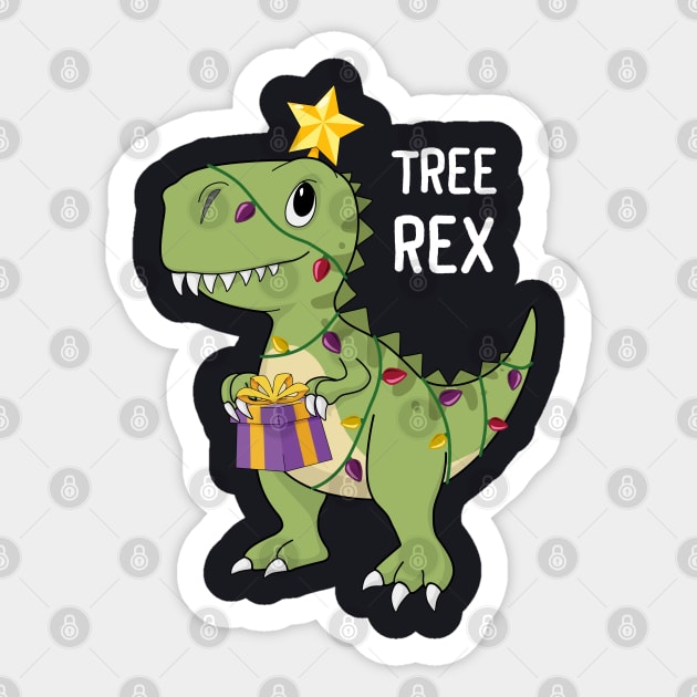 Tree Rex Dinosaur Sticker by MasliankaStepan